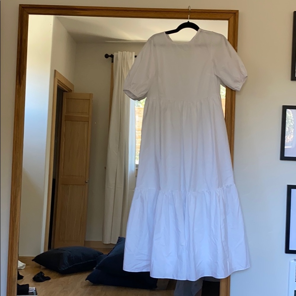 White ASOS dress
